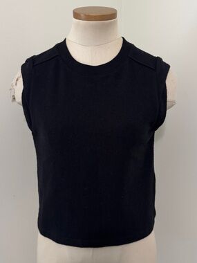 Nation Los Angeles LTD XS Black Sleeveless Terry Cloth Tank Top